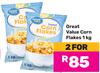 Great Value Corn Flakes-For 2 x 1kg