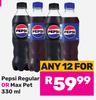 Pepsi Regular Or Maxi Pet-For Any 12 x 330ml