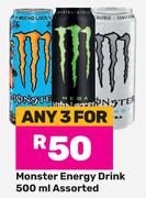 Monster Energy Drink Assorted-For Any 3 x500ml