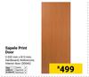 Sapele Print Door 2.032mm X 813mm 30045