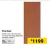 Fire Door 2.032m(h) X 813mm(w) 30051