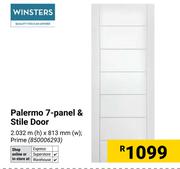 Winster Palermo 7-Panel & Stile Door Prime 2.032m(h) X 813mm(w) 850006293