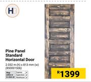 H Pine Panel Standard Horizontal Door 2.032m(h) X 813mm(w) 850001506