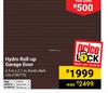 Hydro Roll-Up Garage Door 2.5m x 2.1m 736773