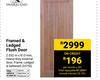 Swartland Framed & Ledged Flush Door 2.032m X 813mm 33750