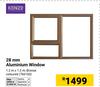 Kenzo 28mm Aluminium Window  (Bronze) Coloured 1.2m X 1.2m 766160