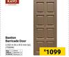 Kayo Bastion Barricade Door 2.032m(h) X 813mm(w) 755696