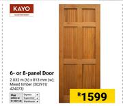 Kayo 6 Or 8-Panel Door 2.032m(h) X 813mm(w)  502919, 424073