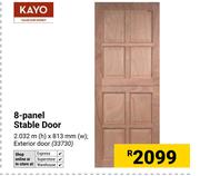 Kayo 8-Panel Stable Door 2.032m(h) X 813mm(w) 33730