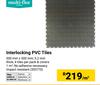 Multi-Flor Interlocking PVC Tiles 500mm X 500mm 593770-Per m²