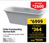 Orilla Freestanding Skirted Bath 1.7m X 800mm 783185