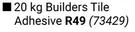 Tylon Builders Tile Adhesive 73429-20Kg