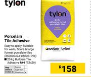 Tylon Porcelain Tile Adhesive 850000424, 850021798