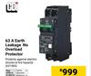 CBi 63A Earth Leakage No Overload Protector 631985