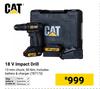 CAT 18V Impact Drill 787173