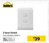 Builders 2-Lever Switch 596877