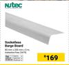 Nutec Socketless Barge Board 80mm x 200mm x 3m 3479