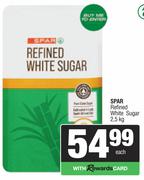 Spar Refined White Sugar-2.5Kg