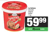 La Italiana Smooth Peanut Butter-1Kg