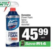 Domestos Power Foam Spray Assorted-450ml