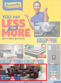 Russells : You Pay Less For More (16 April - 20 May 2026), page 1