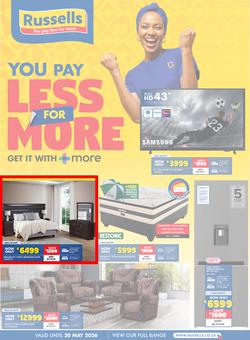 Russells : You Pay Less For More (16 April - 20 May 2026), page 1