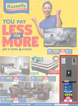 Russells : You Pay Less For More (16 April - 20 May 2026), page 1