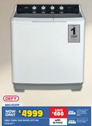 Defy 18Kg White Twin Tub DTT180