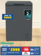 Hisense 97L Chest Freezer Grey H135CFS