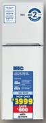 KIC 170L Top Freezer/Fridge KTF518-2WH