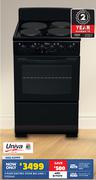 Univa 4 Plate Electric Stove BLK U405-1