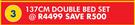 Sleepmasters Brooklyn 137cm Double Bed Set