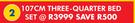 Sleepmasters Brooklyn 107cm Three Quarter Bed Set