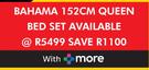 Restonic Bahama 152cm Queen Bed Set