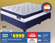 Serta Athena 152cm Queen Bed Set
