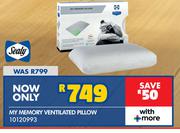 Sealy My Memory Ventilated Pillow