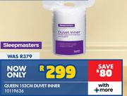 Sleepmasters Queen 152cm Duvet Inner
