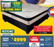 Restonic Bahama 137cm Double Bed Set