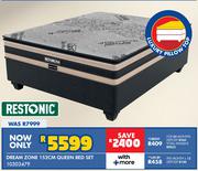 Restonic Dream Zone 152cm Queen Bed Set