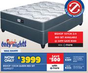 Cozy Nights Bishop 152cm Queen Bed Set
