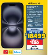Apple iPhone 16 128GB Black