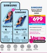 2 x Samsung Galaxy S25 FE Smartphone 128GB-On Red Flexi 170 + Red Flexi 90