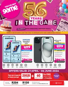Game Cellular : 56 Years In The Game (21 April - 06 June 2026)