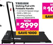 Trojan Walking Pad With Foldable Handle