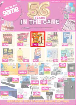 Game : 56 Years In The Game (21 April - 04 May 2026), page 1