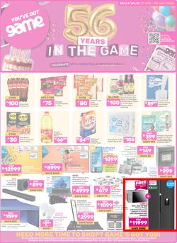 Game : 56 Years In The Game (21 April - 04 May 2026), page 1