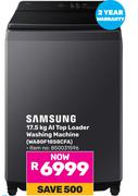 Samsung 17.5kg AI Top Loader Washing Machine WA80F18S8CFA