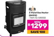 Alva 3-Panel Gas Heater GH312