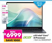Acer 14.1"(35cm) e10 Intel Core i3 Processor 