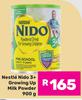 Nestle Nido 3+ Growing Up Milk Powder-900g